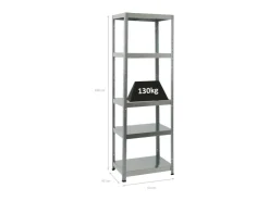 PROREGAL Schwerlastregal Steel Eagle HxBxT 180 x 60 x 40 cm Fachlast 130 kg* Kellerregale|Schwerlastregal