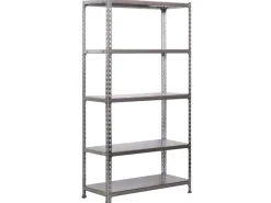 PROREGAL Schwerlastregal Metal Shark HxBxT 180 x 80 x 30 cm Fachlast 180 kg Verzinkt* Metallregale