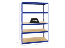PROREGAL Schwerlastregal Big Elephant M HxBxT 180 x 120 x 60 cm Fachlast 250 kg