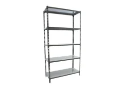 PROREGAL Schwerlastregal Big Metal Shark HxBxT 200 x 100 x 40 cm Fachlast 180 kg Anthrazit-Verzinkt