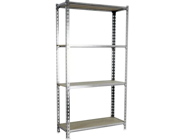 PROREGAL Schwerlastregal Mid Muli HxBxT 150 x 100 x 40 cm 4 Fachböden Fachlast 150 kg Verzinkt* Kellerregale|Metallregale