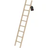 PROREGAL Sprossen-Anlegeleiter Holz Ohne Traverse 8 Sprossen* Leitern