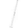 PROREGAL Sprossen-Schiebeleiter mit Standard-Traverse 2 x 17 Sprossen