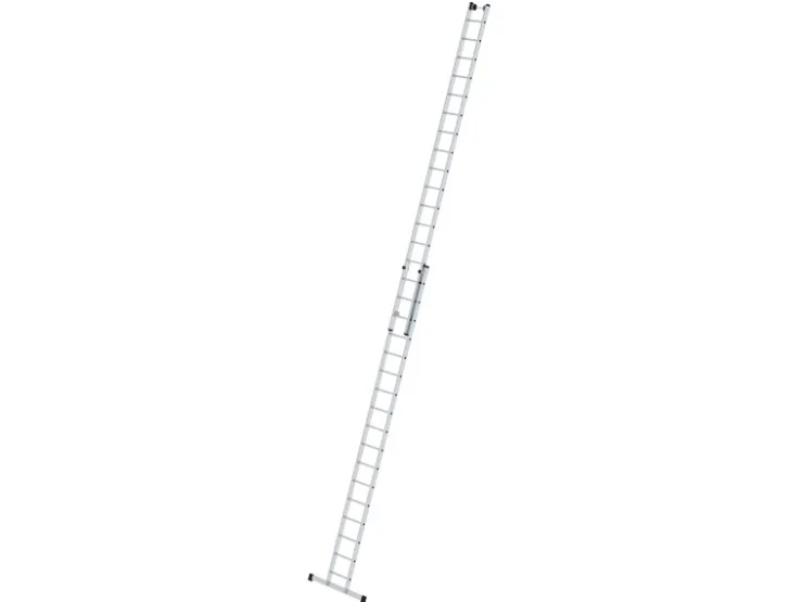 PROREGAL Sprossen-Schiebeleiter mit Standard-Traverse 2 x 17 Sprossen