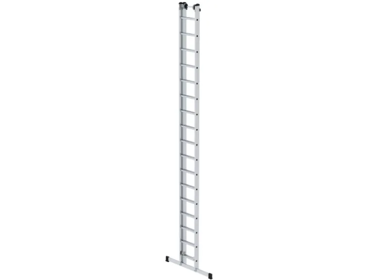 PROREGAL Sprossen-Schiebeleiter mit Standard-Traverse 2 x 17 Sprossen