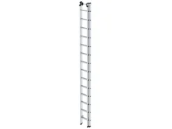 PROREGAL Sprossen-Schiebeleiter 2-Teilig Ohne Traverse 2 x 14 Sprossen* Klapptritte