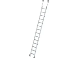 PROREGAL Stufen-Regalleiter Fahrbar 14 Stufen