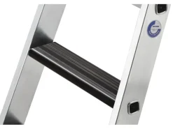 PROREGAL Stufen-Stehleiter Beidseitig Begehbar mit Clip-Step Relax 2 x 3 Stufen