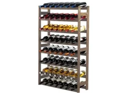 PROREGAL Weinregal Pinotwine HxBxT 118 x 72 x 25 cm 56 Flaschen Massives Kiefernholz Geölt* Flaschenregale
