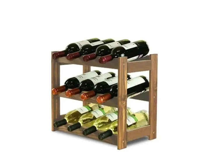 PROREGAL Weinregal Pinotwine HxBxT 38 x 43 x 25 cm 12 Flaschen Massives Kiefernholz Geölt