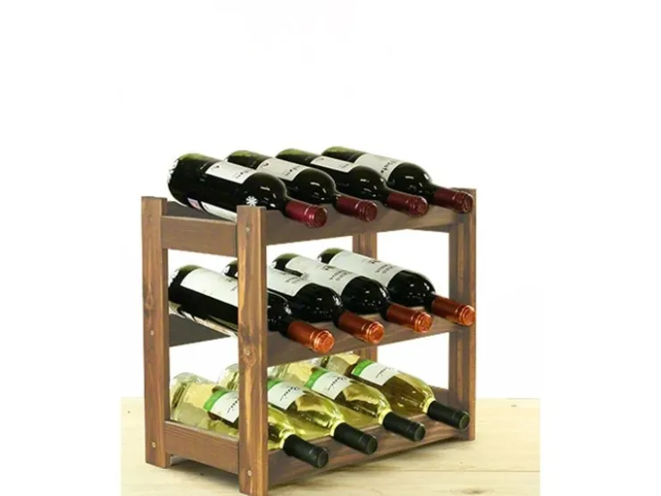 PROREGAL Weinregal Pinotwine HxBxT 38 x 43 x 25 cm 12 Flaschen Massives Kiefernholz Geölt