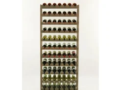 PROREGAL Weinregal Pinotwine HxBxT 166 x 72 x 25 cm 77 Flaschen Massives Kiefernholz Geölt