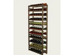 PROREGAL Weinregal Pinotwine HxBxT 166 x 72 x 25 cm 77 Flaschen Massives Kiefernholz Geölt