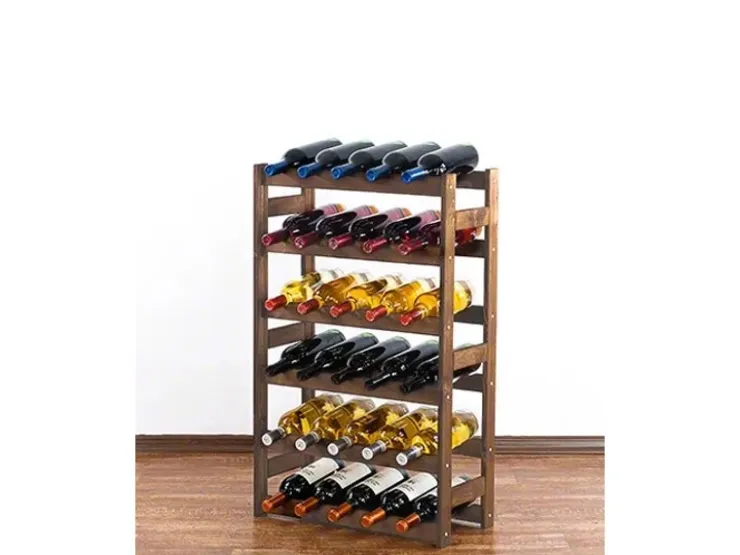 PROREGAL Weinregal Pinotwine HxBxT 86 x 53 x 25 cm 30 Flaschen Massives Kiefernholz Geölt* Flaschenregale