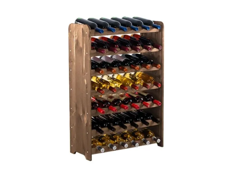 PROREGAL Weinregal Pinotwine C HxBxT 87,2 x 63,2 x 26,5 cm 42 Flaschen Massives Kiefernholz Geölt* Flaschenregale