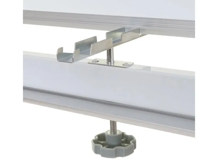 PROREGAL Whiteboard HxBxT 186x186x56 cm Mobil Rollbar Inkl. Zubehör Magnettafel Memoboard Pinnwand