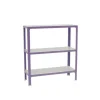 PROREGAL Wohnregal Living Koala Wood mit 3 Fachböden HxBxT 90 x 100 x 30 cm Fachlast 150 kg Lila/Weiß