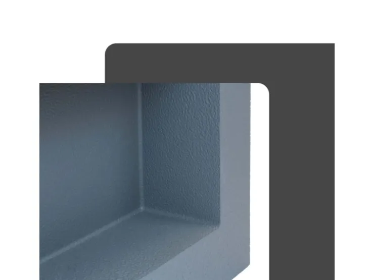 PROTEKTOR Wandnische Befliesbar 30cm x 60cm Polysterol Anthrazit