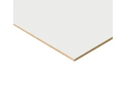 Rückwandplatte HDF einseitig Weiß 140 cm x 103 cm x 0,3 cm
