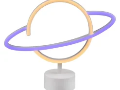 Reality LED Tischleuchte Planet 24,5 cm x 29 cm x 8,5 cm Weiß* Weitere Regale