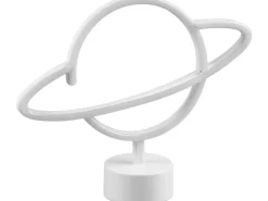 Reality LED Tischleuchte Planet 24,5 cm x 29 cm x 8,5 cm Weiß* Weitere Regale