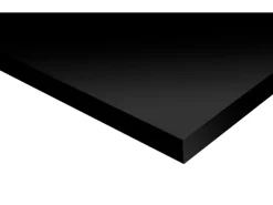 Regalboden aus Melaminbeschichteter Spanplatte 200 cm x 50 cm x 1,6 cm Schwarz