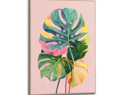 Reinders Gerahmtes Bild Colourful Leafs für Wohnzimmer 70 cm x 50 cm Mehrfarbig* Bilder