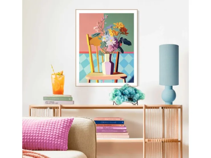 Reinders Gerahmtes Bild Floral Chair für Wohnzimmer 50 cm x 40 cm Mehrfarbig* Bilder