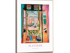 Reinders Gerahmtes Bild Matisse Window für Wohnzimmer 70 cm x 50 cm Mehrfarbig* Bilder