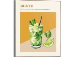 Reinders Gerahmtes Bild Mojito für Küche 50 cm x 40 cm Grün* Bilder