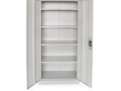 rikta Metallschrank 2-türig (B x T x H) 80 x 40 x 168 cm RAL 7035 Lichtgrau