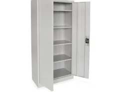 rikta Metallschrank 2-türig (B x T x H) 80 x 40 x 168 cm RAL 7035 Lichtgrau