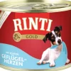 Rinti Hunde-Nassfutter Gold Geflügelherzen 185 g* Hundebedarf