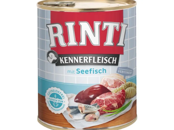 Rinti Hunde-Nassfutter Kennerfleisch Seefisch 800 g* Hundebedarf