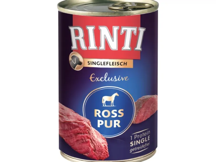 Rinti Hunde-Nassfutter Singlefleisch Exclusive Ross 400 g* Hundebedarf