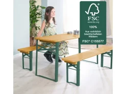 roba Kinderpartygarnitur mit Bankkissen aus FSC-zertifiziertem Holz