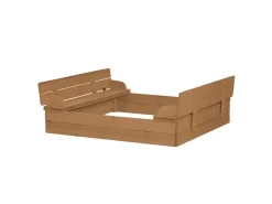 roba Sandkasten in aus Holz mit Sitzbank Klappbar* Sitzbänke