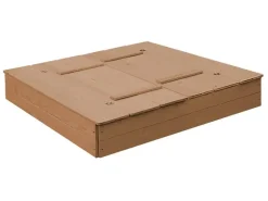 roba Sandkasten in aus Holz mit Sitzbank Klappbar* Sitzbänke