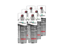 RodaColor Heizkörperspray Sprühlack 400ml NCS S 0500 Weiss 6er Set* Sprühlacke