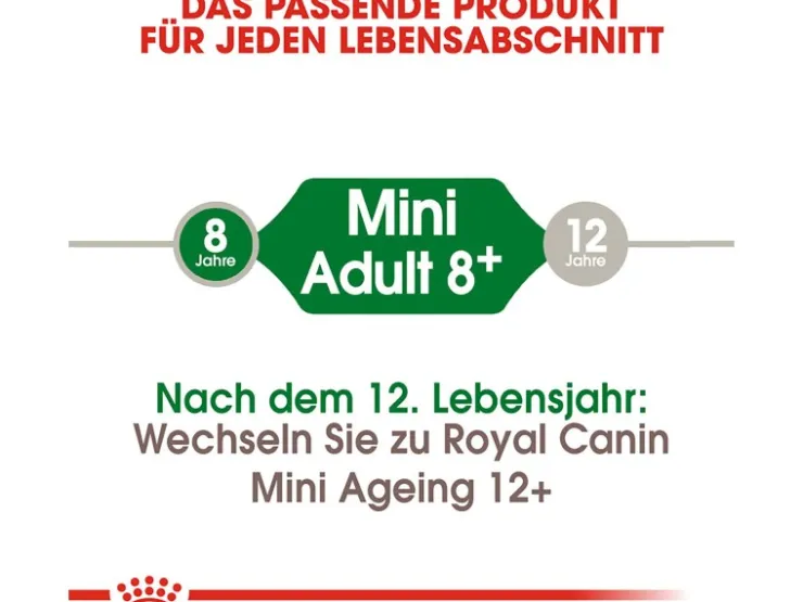 Royal Canin Mini Adult 8+ Trockenfutter Ältere Kleine Hunde 2 kg