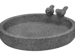 Runde Vogeltränke aus Zement Ø 32 cm x 8 cm