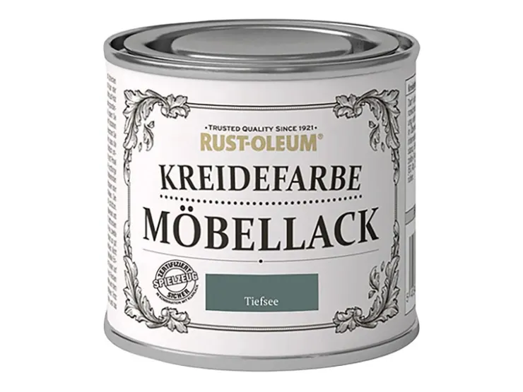 Rust-Oleum Kreidefarbe Möbellack Tiefsee 125 ml* Kreativfarben