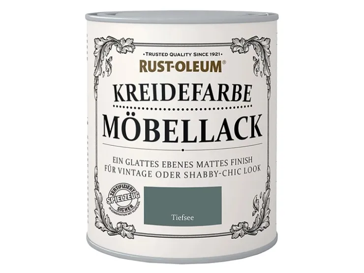 Rust-Oleum Kreidefarbe Möbellack Tiefsee 750 ml