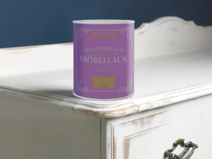 Rust-Oleum Möbellack Metallisch Matt 125 ml* Kreativfarben