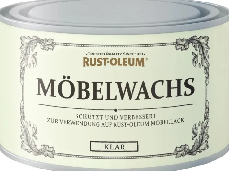 Rust-Oleum Möbelwachs Farblos für Innen 400 ml* Holzregale|Stühle