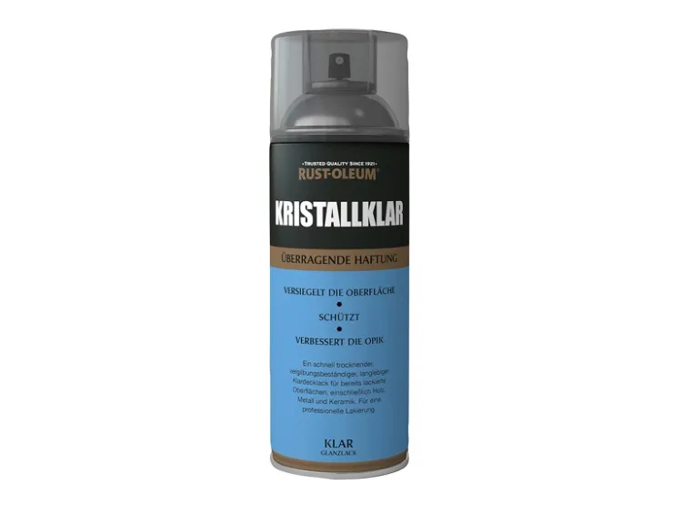 Rust-Oleum Sprühlack Kristallklar Glanz 400 ml* Klarlacke|Künstlerfarben
