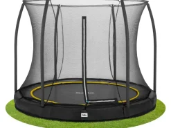 Salta Trampolin Comfort Edition Ground ø 183 cm Schwarz* Leitern