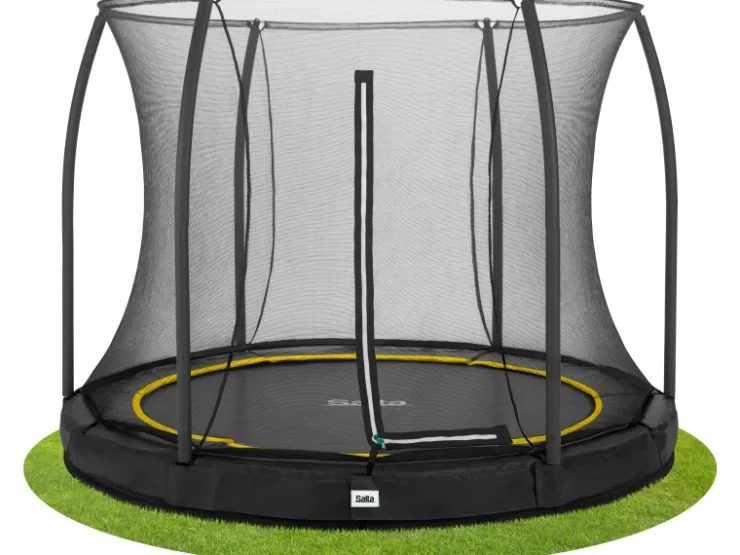Salta Trampolin Comfort Edition Ground ø 183 cm Schwarz* Leitern
