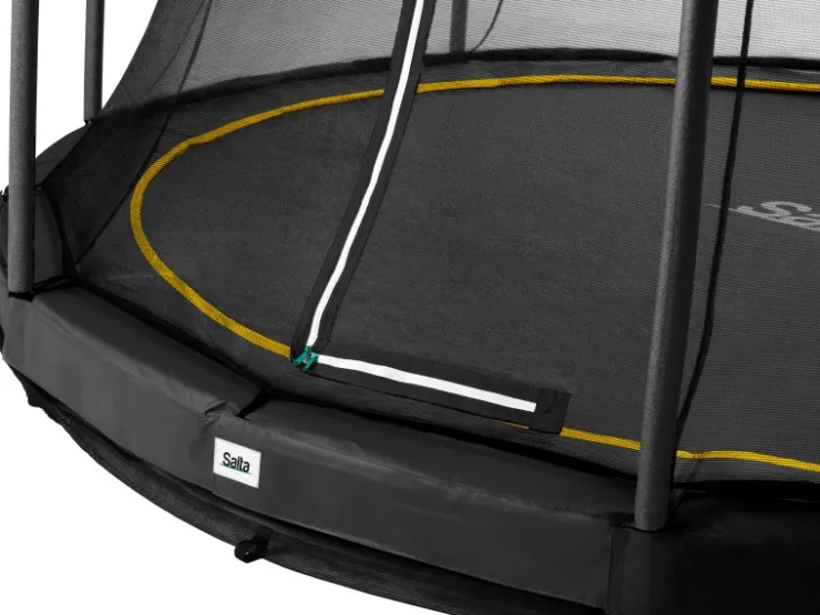Salta Trampolin Comfort Edition Ground ø 183 cm Schwarz* Leitern