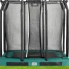 Salta Trampolin Premium Ground 214 cm x 153 cm Grün* Leitern